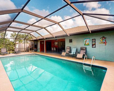 3 Bedroom 2BA Pet-Friendly House Vacation Rental in Tranquil Cape Living, Cape Coral, FL