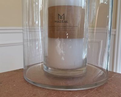 Double Walled Glass Candle Holder