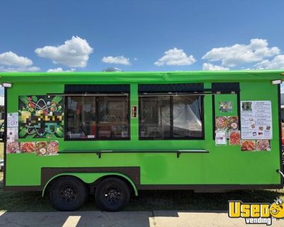 LIKE NEW - 18' Mobile Kitchen Food Concession Trailer