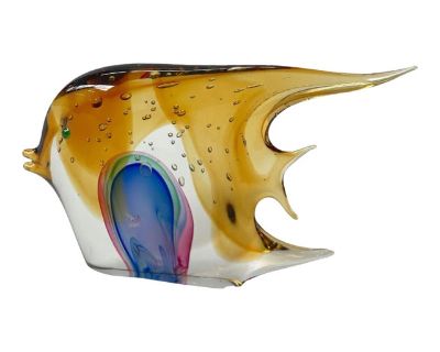 1970s Murano Fish Sculpture by Sergio Costantini
